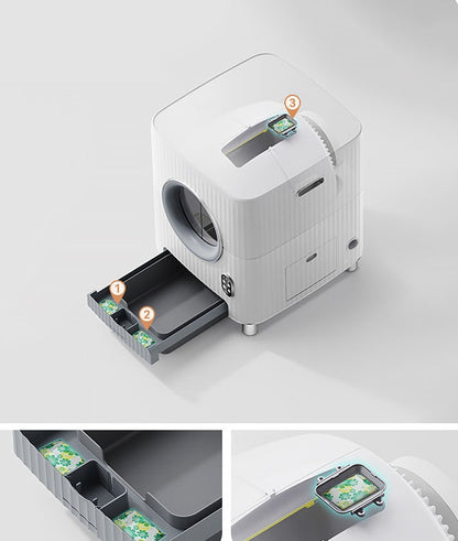 SmartClean™ The ultimate self-cleaning litter box Veteranshops.com