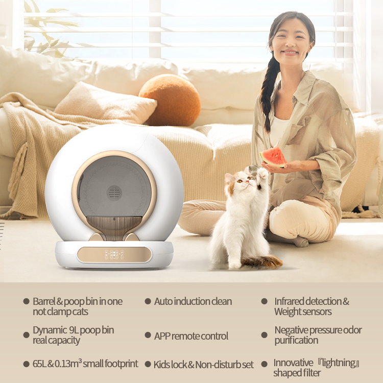 MegaPurr™ XL Smart Litter Box I Big. Smart. Clean. Veteranshops.com