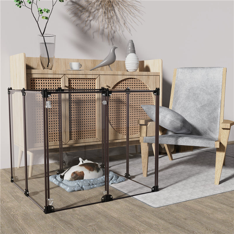PurePlay™ Transparent Pets Pen Veteranshops.com