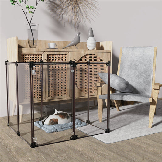 PurePlay™ Transparent Pets Pen Veteranshops.com