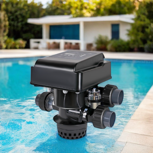 AquaDisk™ Pool Filter Valve – Manual/Electric Ceramic Disk Control Veteranshops.com