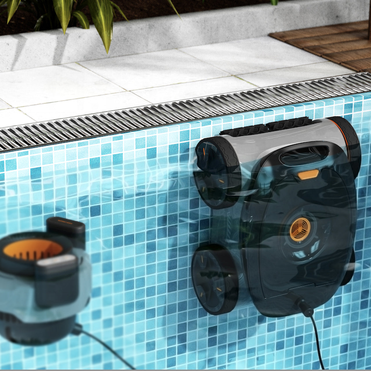 AQUACLIMB PRO™ | Cordless Wall-Climbing Pool Robot Cleaner Veteranshops.com