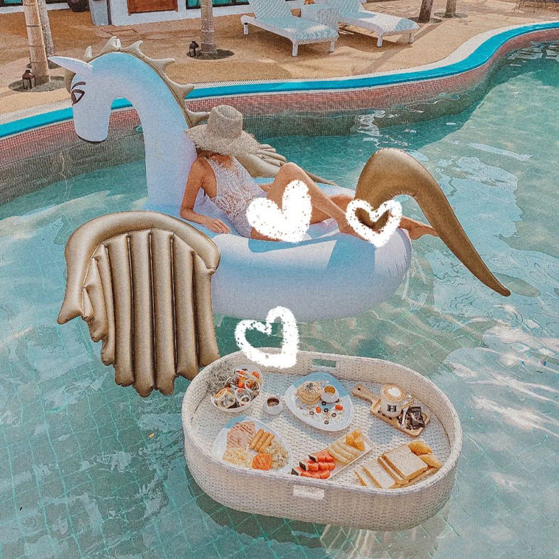 Coastal Luxe Floatables™: Floating Serving Trays Veteranshops.com