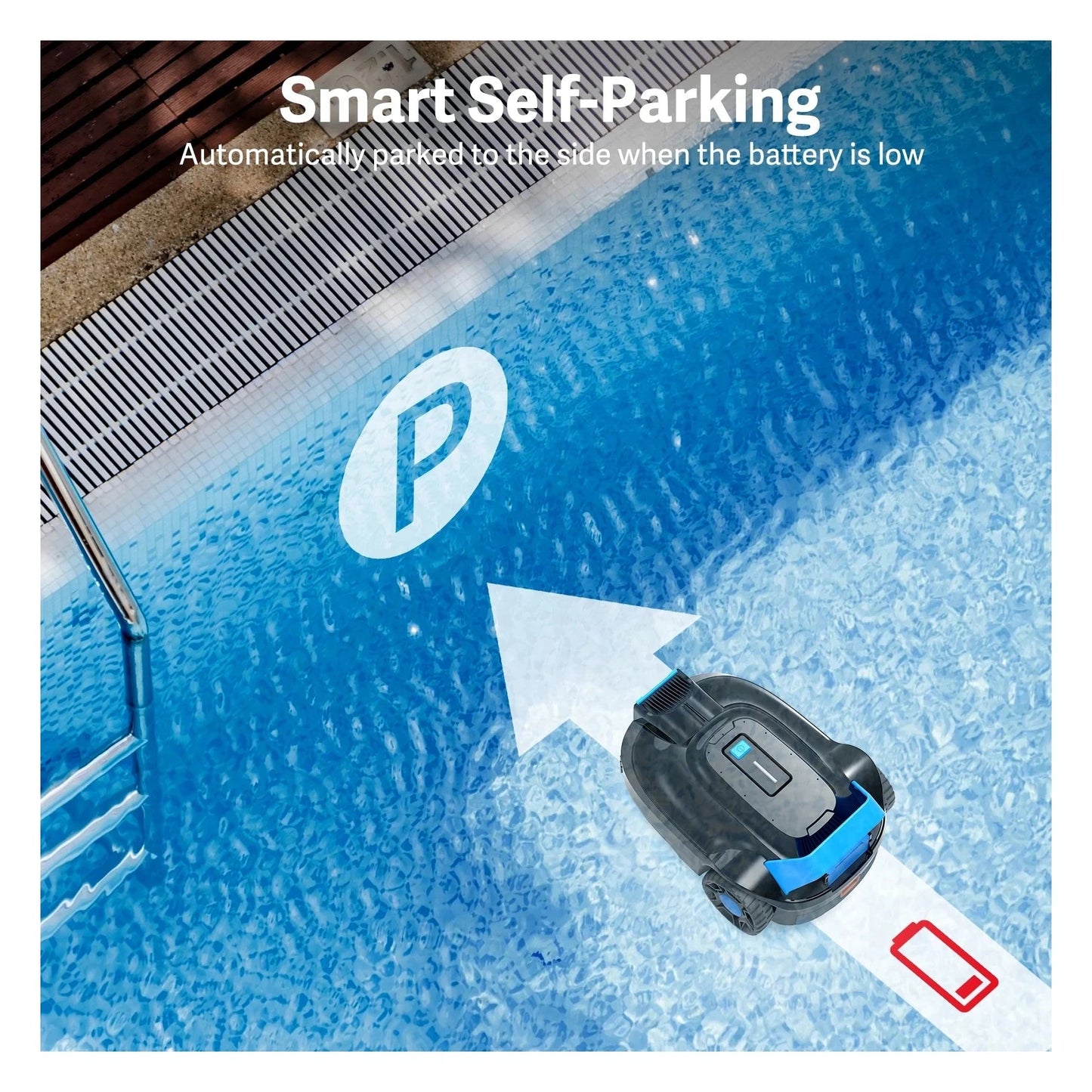 EcoSwipe BudgetBot™ | Cheap Wireless Pool Cleaning Robot Veteranshops.com