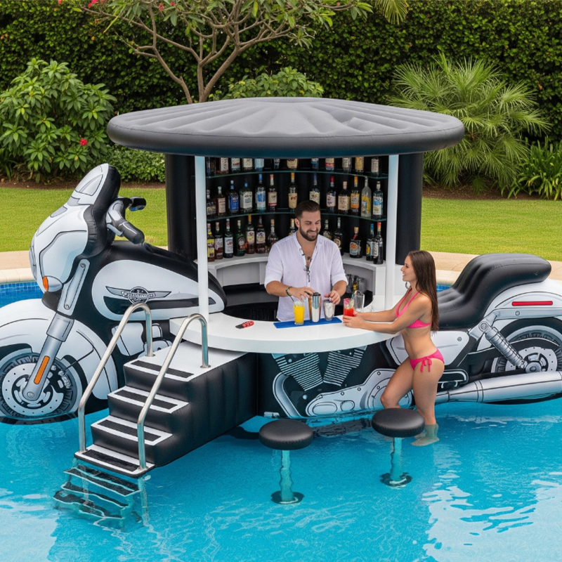 Aqua Fortress Elite™ Floating Water Castle & Pool Bar Veteranshops.com