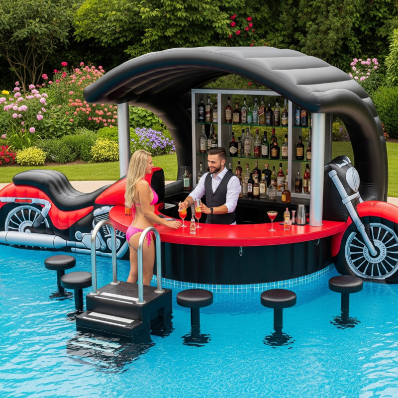 Aqua Fortress Elite™ Floating Water Castle & Pool Bar Veteranshops.com