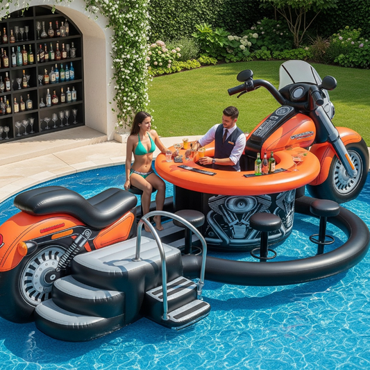 Aqua Fortress Elite™ Floating Water Castle & Pool Bar Veteranshops.com