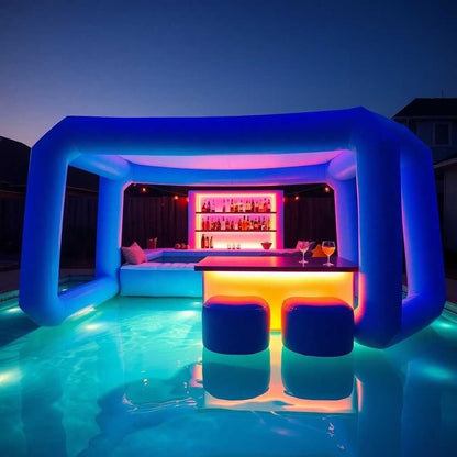 SplashHub™ Inflatable Pool Bar Veteranshops.com