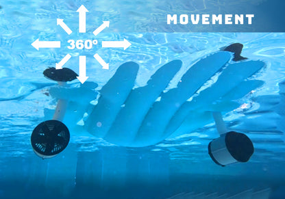 AquaGlide™ Electric Pool Ring - 50W IP68 Waterproof Veteranshops.com