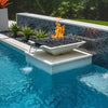 AquaFlare Corten Steel Gas Fire Pit & Water Bowl Veteranshops.com