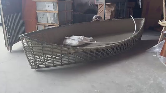 MarinaSettee™ Boat Sofa Luxury Canopy