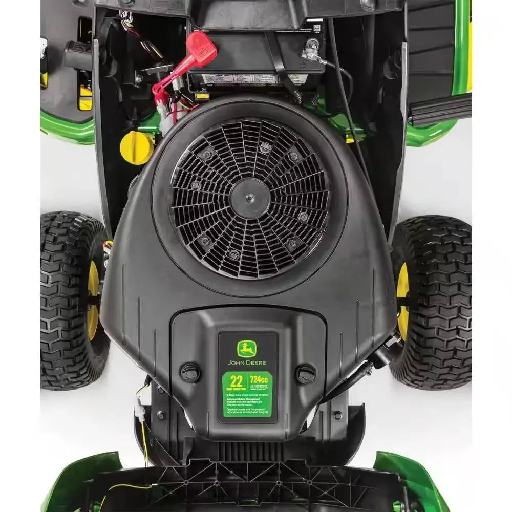 S100 42 in. 17.5 HP Gas Hydrostatic Riding Lawn Mower John Deere