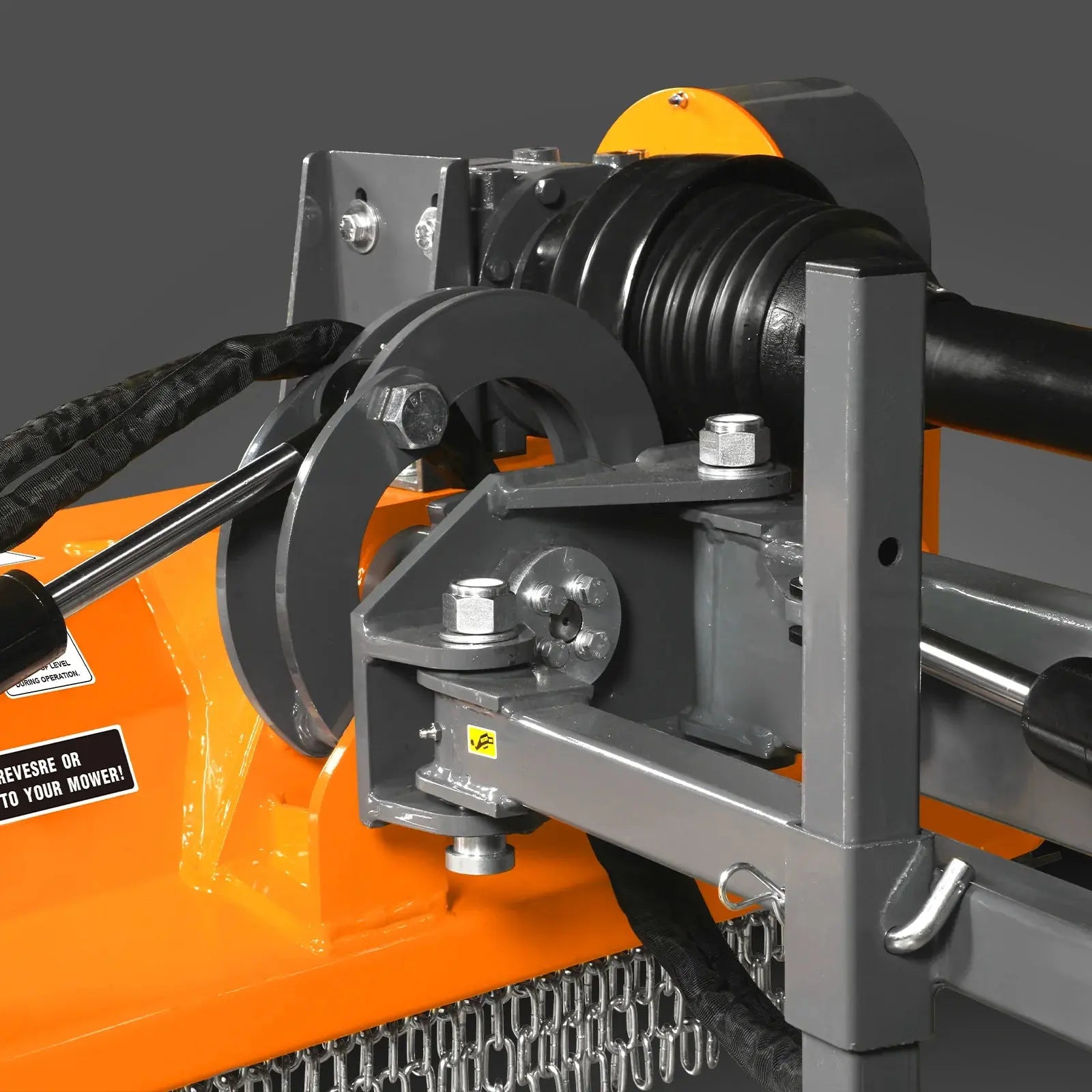 65" Standard 3 Point Offset Flail Ditch Bank Mower for 30-60 HP Tractors | VAM65IN MECHMAXX
